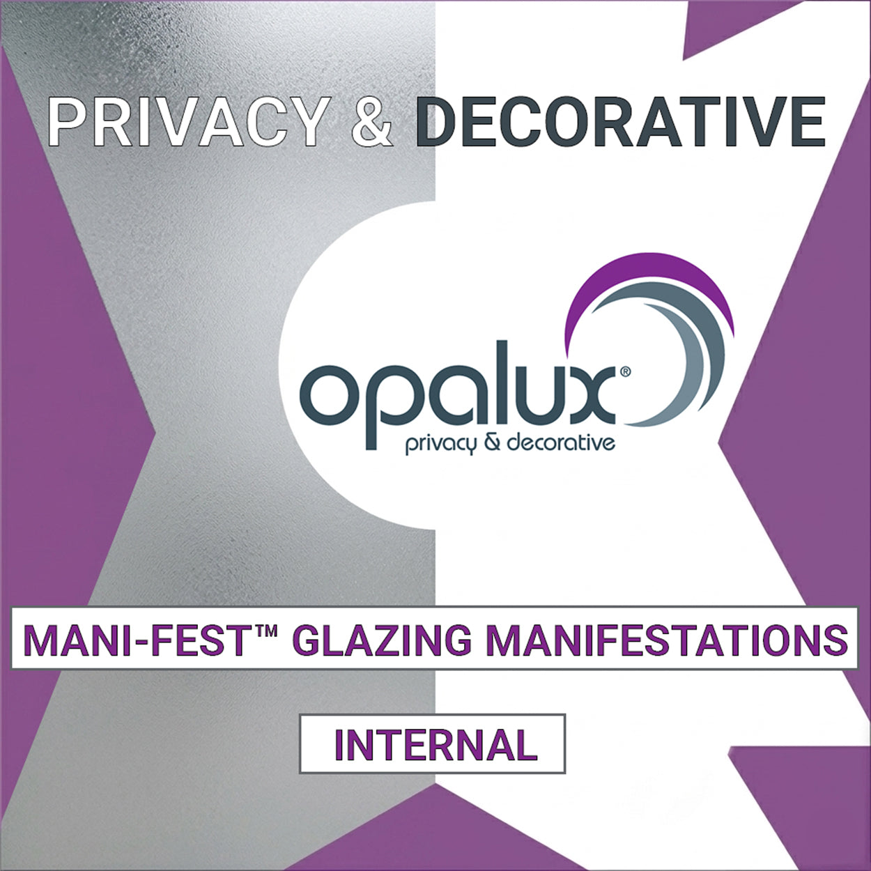 Opalux Mani-Fest™ Glazing Manifestations in Opal Frost - MF-50 - Internal