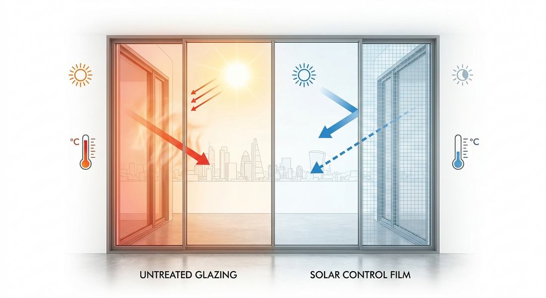 Keep Your Space Cooler with Heat Control Window Film