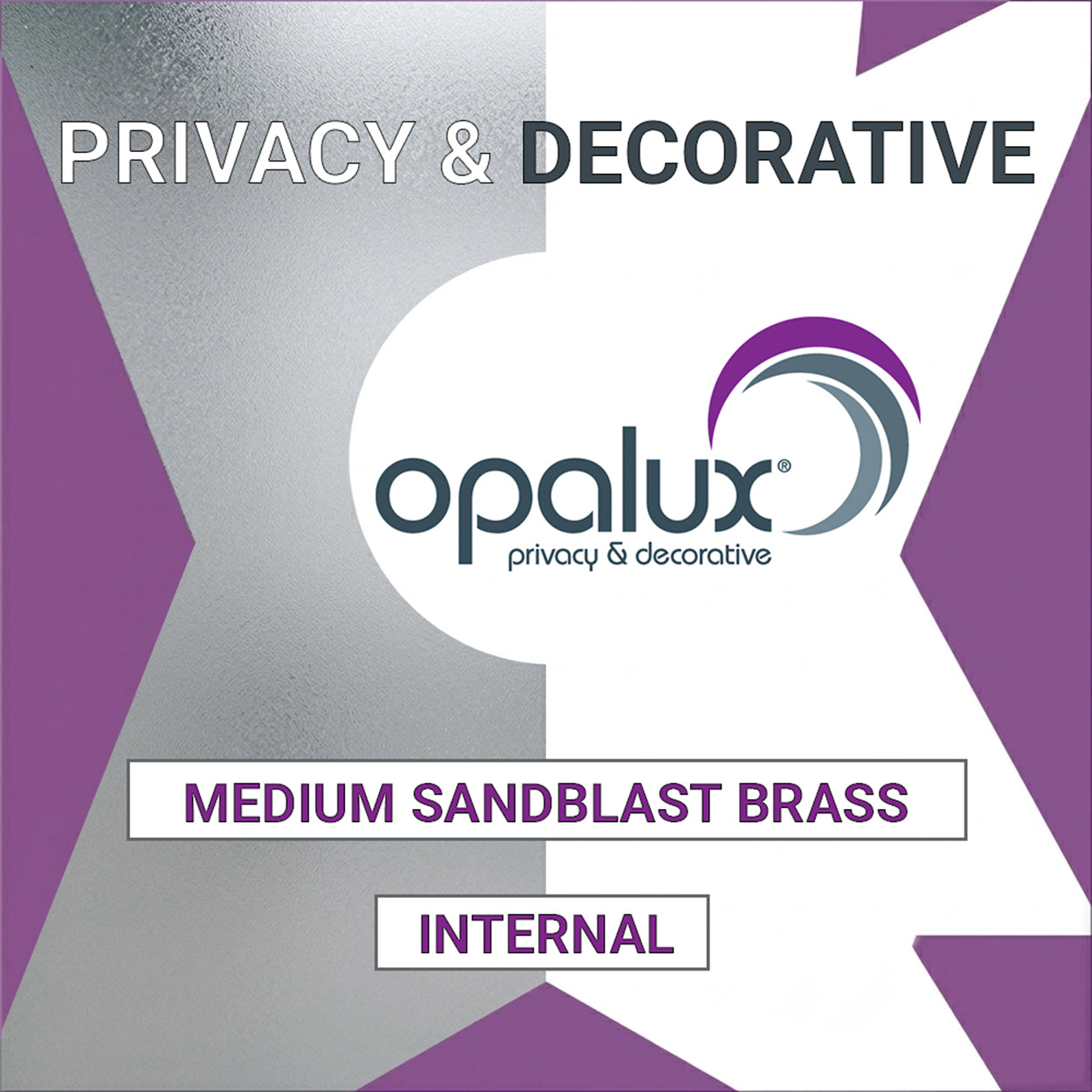 Opalux Matte Medium Sandblast Brass - MS-908 - Internal