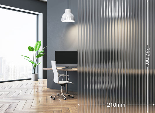 Opalux Patterned 6mm Seamless Reeded Glass Effect - REEDED-GLASS-SL6 - Internal
